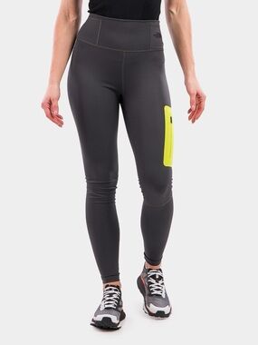 The North Face paramount tight leggings in grey green — women’s medium